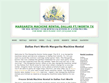 Tablet Screenshot of margaritadoctor.com